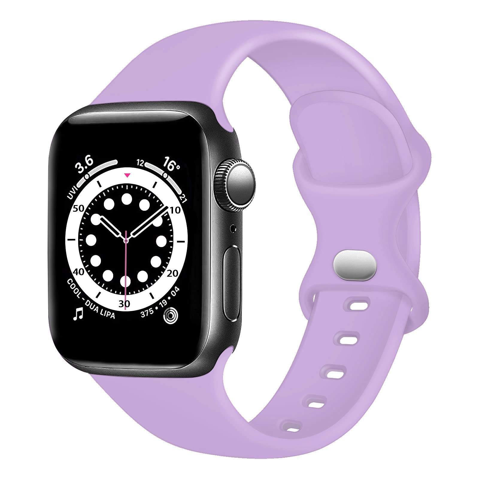 TopPerfekt Silicone Strap Compatible with Apple Watch Strap 44mm 45mm 46mm 49mm, Series 3/2/1 42mm, Silicone Replacement Watch Band Straps for iWatch Series 11 10 9 8 7 6 5 4 3 2 1 SE