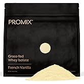 ProMix Nutrition Whey Protein Isolate Powder, Vanilla - Grass-Fed - ­Post Workout Fitness & Nutrition Shakes, Smoothies, Baking & Cooking Recipes - Gluten-Free & Keto-Friendly - 2.5 Pound (Pack of 1)