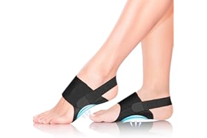 DERJLY Women Arch Support Plantar Fasciitis: Men Feet Heel Fascitis Pain Relief Bandage - Upgraded Elastic Stretch Adjustable Ankle Brace With Gel Pad for Flat Feet High And Fallen