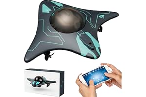 Underwater Drone with Camera, Rc Boat Waterproof Mini Equipped with WiFi, 6ch Remote App Wireless Control Waterproof Rc Camer