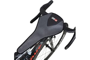 ThinkRider Bike Sweat Guard Bicycle Trainer Sweat Net Bike Frame Protector Cover Sweat Absorbs Prevent Bicycle from Corrosion for Indoor Cycling Training