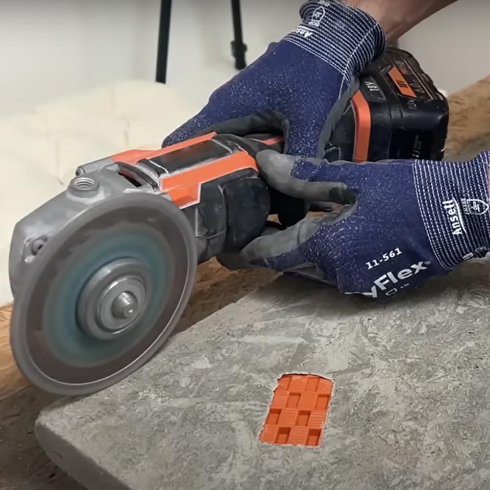 Ansell HyFlex 11-561 Schnittschutz-Handschuhe, Atmungsaktive Nitril-beschichtung, Höchste Weiterreißfestigkeit, Dünne Arbeitshandschuhe Herren Damen, Waschbare, Blau, Größe L (1 Paar) 7