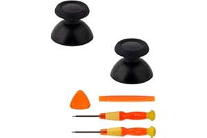 TOMSIN Joystick Replacement for PlayStation Portal, Original Thumbsticks Analog Thumb Sticks Parts with Tool for PS5 Portal (2PCS) - Black