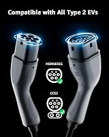 bokman Type 2 EV Charging Cable 32A 22KW 10m 3 Phase Mode 3 Type 2 view 4