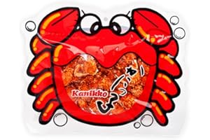 60 Okabe Kanikko Sembei (2.64oz). Fried seasoned small crabs full of calcium as a snack. (TCS-16 R-1) - pack of 1