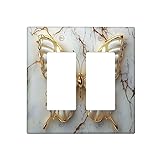 OILbiexn Outlet Covers White Gold Abstract Modern