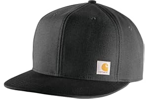 Carhartt Mens Firm Duck Flat Brim CapBaseball Cap
