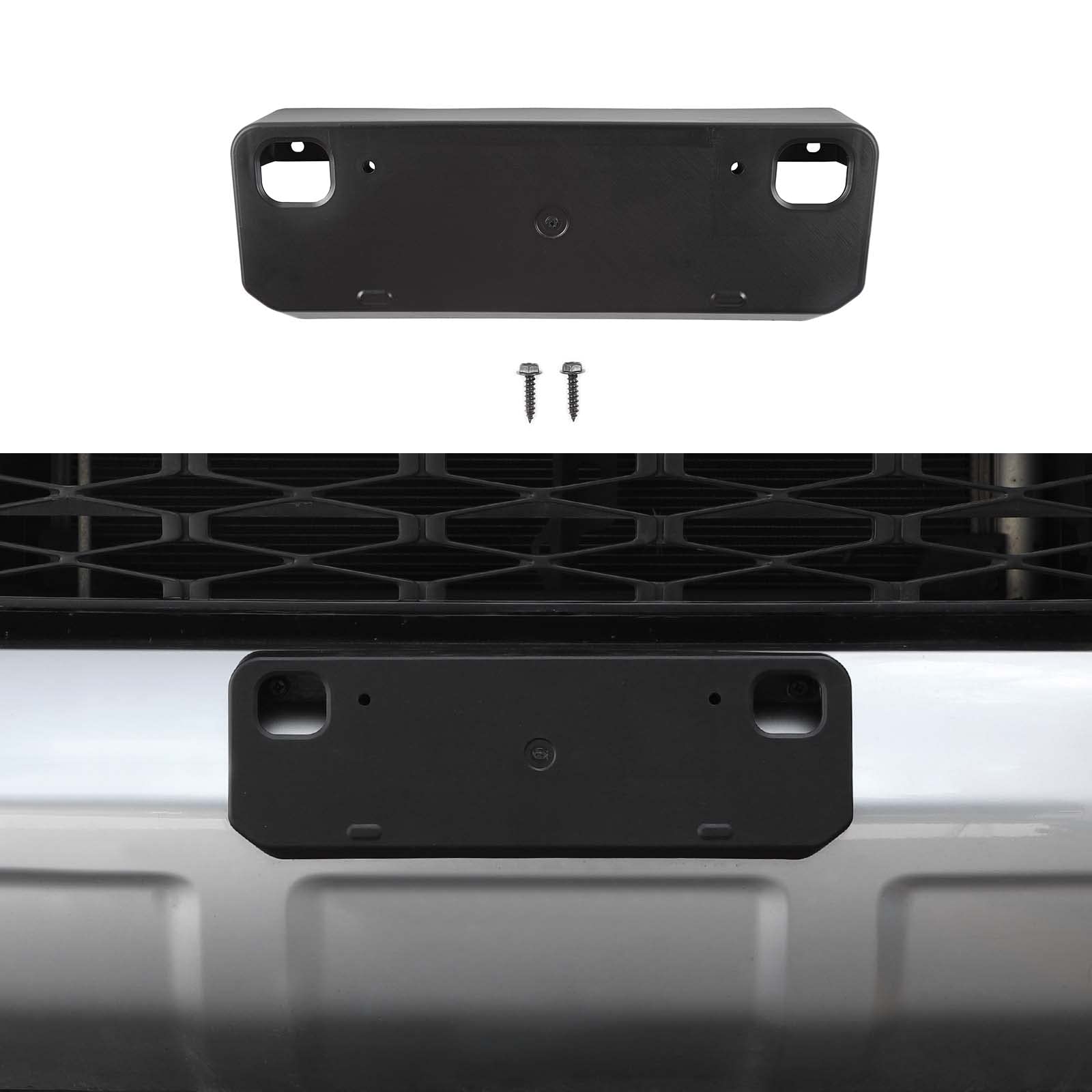 Photo 1 of Jimen for 4Runner License Plate Holder, Front License Plate Frame Mount Bracket Compatible with Toyota 4Runner 2010-2023 (Black)