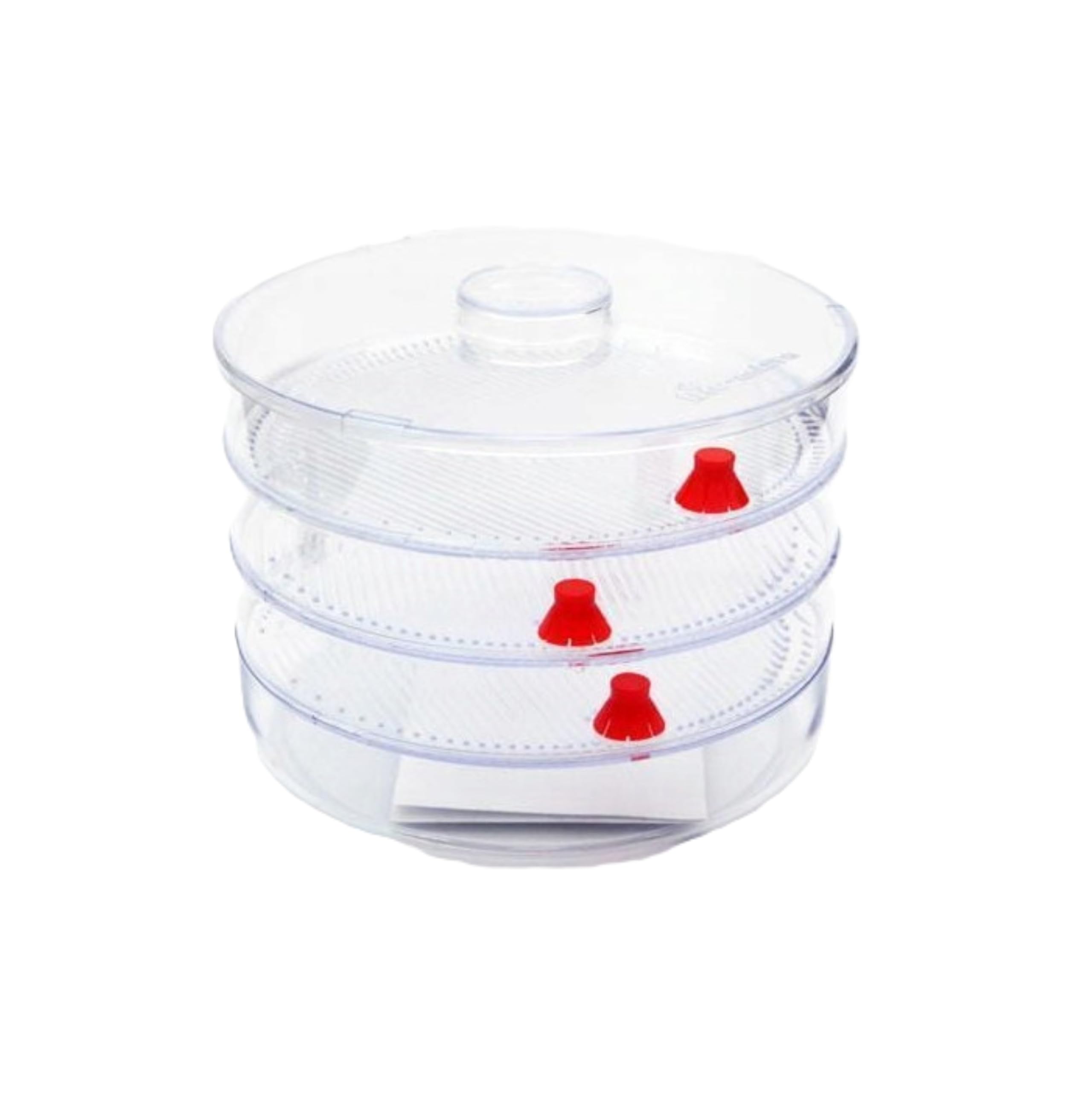 Sprouter Germination Vessel â€“ Grow Organic Sprout in Your Home | 3 Layers kit Allows for Growing 3 Different Species of Seeds on Each Tray of germinator
