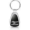 Au-Tomotive Gold KCK.MUS Ford Mustang Tear Drop Keychain, Black