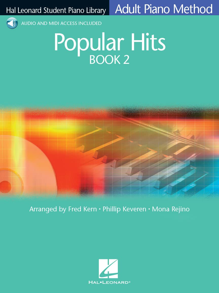 Hal Leonard Student Piano Library Adult Piano Method: Popular Hits Book 2 (Hal Leonard Student Piano Library (Songbooks)) (Includes Online Access Code)