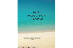 Daily Productivity Planner: Daily tasks