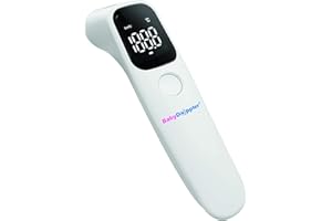 BABY DOPPLER Baby Temp Infrared Forehead Thermometer, Non-Contact, Touch-Free, Instant Result for Babies, Children and Adult, Indoor Outdoor, Touchless and Accurate