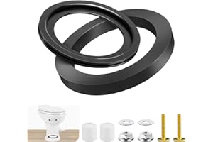 Cautyfky RV Toilet Seal Kit for Dometics 300 310 320 Series Toilets, Replace 385311652 RV Toilet Seal Kit and 385311658 RV Toilet Flush Seal, with Mounting Hardware Kit, 2-in-1 Combo Kit