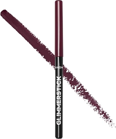 Avon Glimmerstick Lip Liner Plum Defines Contours Prevents Feathering