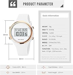 Gosasa Outdoor Sport Watches Alarm Clock 5Bar
