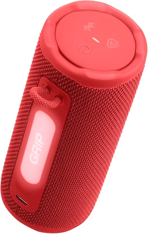 Grip, Altavoz Bluetooth Compacto, Rojo