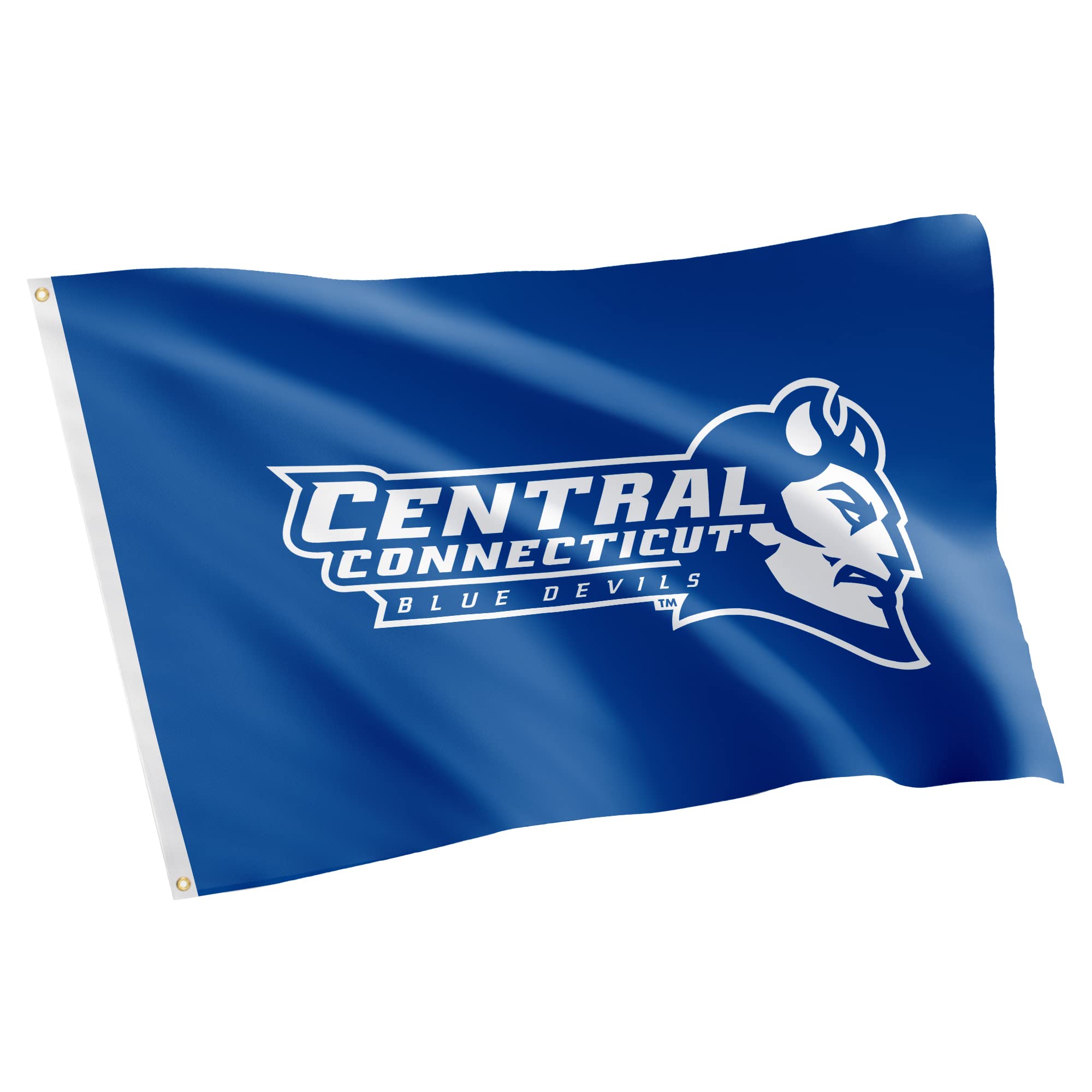 Desert Cactus CCSU Blue Devils Flag - 3x5 Ft Polyester, Indoor/Outdoor, Officially Licensed University Flag - View #4