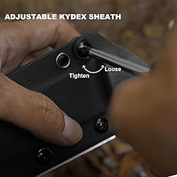 Kizer Polaris Fixed Blade Knife, 4.23" AEB-L Steel