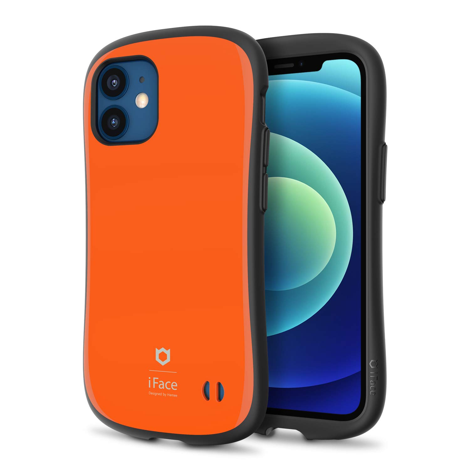 iFace First Class per iPhone 12 Mini - Simpatica Custodia Protettiva Ibrida [Guscio Rigido + Paraurti] Antiurto per Telefono [Sottoposta a Test di Caduta] Case iPhone 12 Mini – Arancio Orange