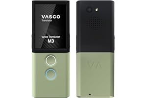 VASCO ELECTRONICS Vasco M3 Language Translator Device | The Only Translator with Free and Unlimited Internet in 200 Countries | Photo Translation | European Brand