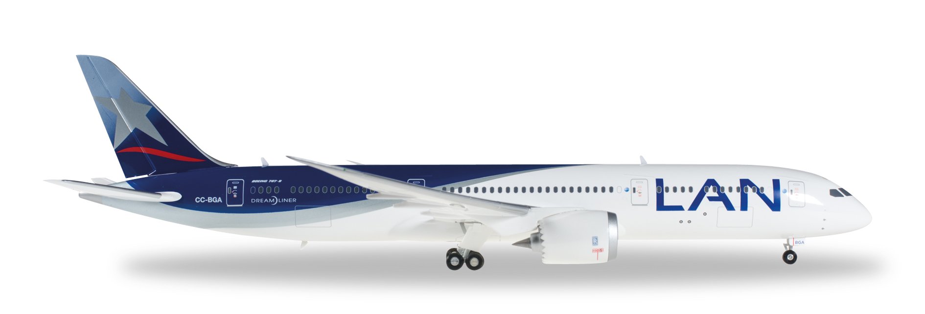 herpa 557405 - LAN Airlines Boeing 787-9 Dreamliner, aircraft, multicolor