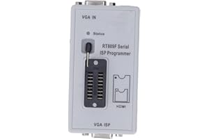 Universal Programmer, Multifunctional ISP Programmer RT809F HD TV USB Monitor Read Write Support 24, 25, 93, 95 Series EEPROM