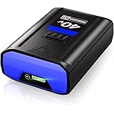 M2CSMK 6.0Ah Replacement for Kobalt 40V MAX Battery KB440-06‎ KB240-06 KB2540C-06 KB-540-06 KB640-03, Compatible with Kobalt 40V Power Tools