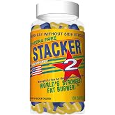 Stacker 2 Fat Burner Capsules, Ephedra Free, 100-Count Bottle
