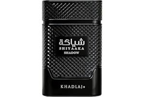 Khadlaj Shiyaaka Shadow – Spicy, Woody, Fruity, Earthy – Eau de Parfum Spray Long-Lasting Fragrance for Unisex, 3.4 Ounce / 1