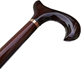 Essential Products Gents Wooden Derby Cane with Collar 94cm Dark Brown view 2
