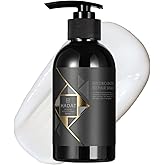 HADAT Intensive Repair Shampoo – Premium Strengthening Formula with Moringa Oil & Hyaluronic Acid – For Dry, Damaged, Color-Treated Hair – Low Sulfate – Salon Quality