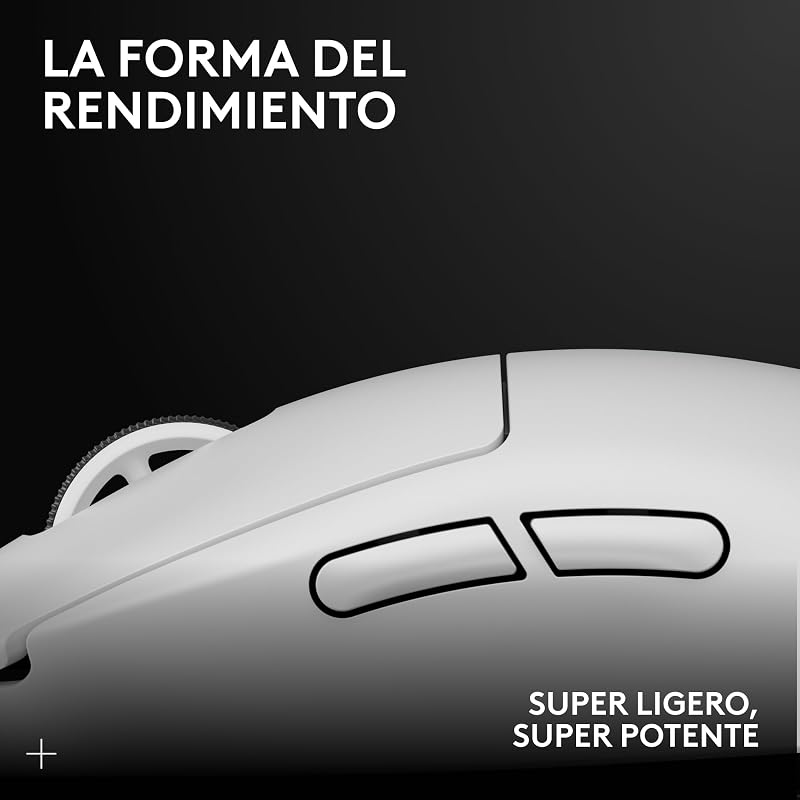 Mouse para jogos sem fio logitech g pro x superlight 2 lightspeed, versão alemã - branco
