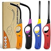 Butane Lighter 4 Pack Long Lighters Candle Lighter Refillable Lighters