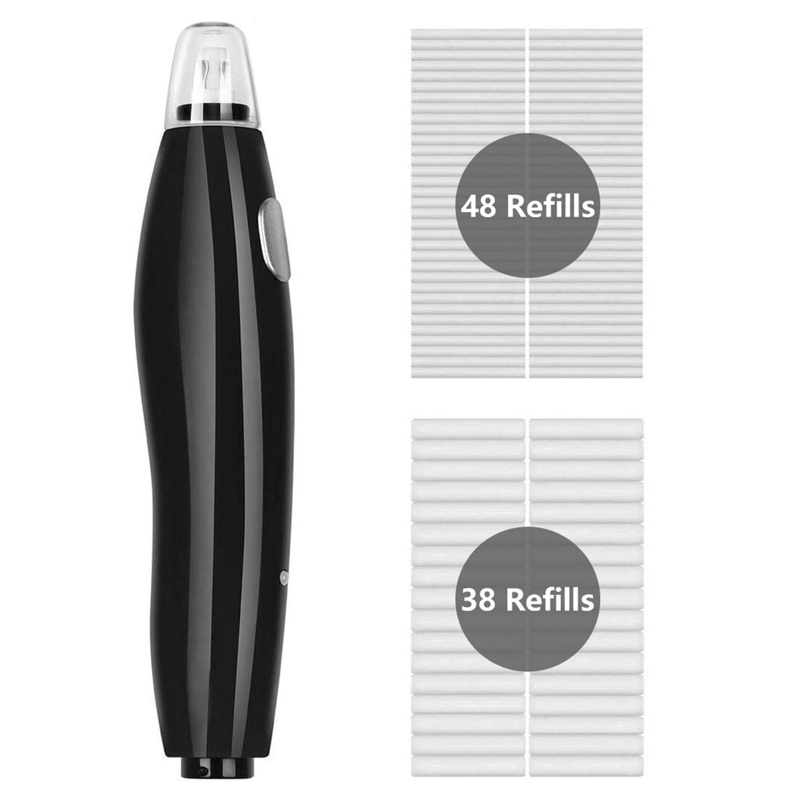 GuDoQi Electric Eraser, USB Rechargeable Rubber with 86 Eraser Refills, 2 Sizes, 2.5/5mm, Automatic Pencil Rubber, Capable of Handling Sketch Highlights, Ideal for Artists, Students, Engineers