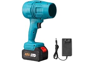 Turbine Spray Blower, Cordless Handheld Duster, 5.9x12.2x2.95 Inches Portable Compact Compressed Air Duster, 200 Mph Dry Blow