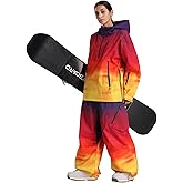 GSOU SNOW Womens Ski Jacket and Pants Set Snowsuit Snow Coat Waterproof Windproof Ski Suit Warm for Winter