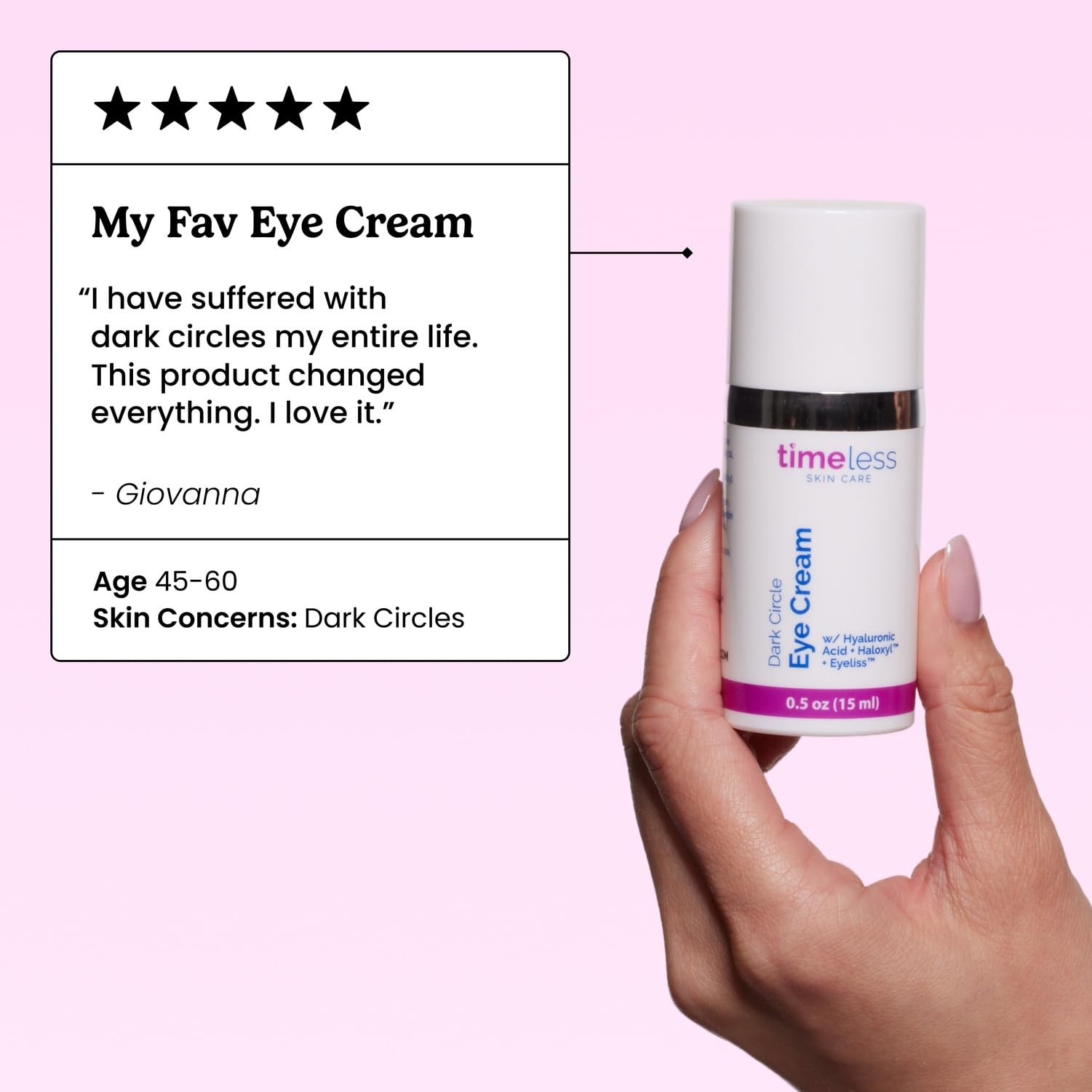 Timeless Skin Care Dark Circle Eye Cream