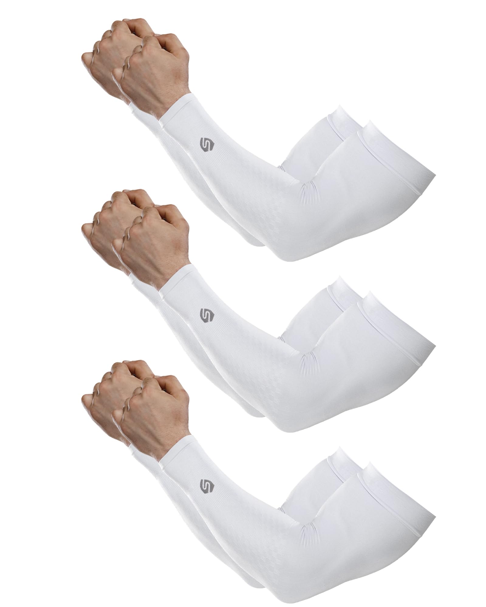 SHINYMOD UV Sun Protection Arm Sleeves Gaming Cooling Compression Tattoo Cover Up Sleeve for Men Women Arms, for Sports Cycling Golf Running