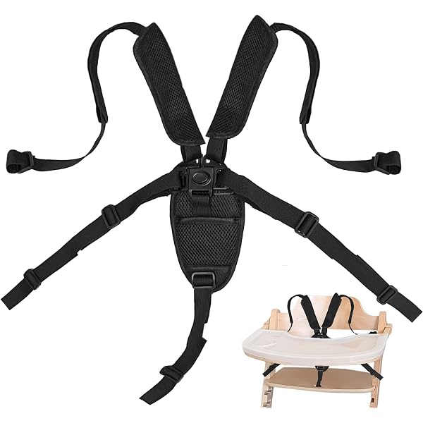 Arnés De Seguridad 5 Puntos Para Bebé - Correas Ajustables, Gancho Giratorio - Universal Para Trona, Cochecito, Silla De Paseo