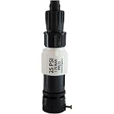 Habitech Drip Irrigation Faucet Adapter Kit: Connect 1/2" Tubing to Faucet or Hose, Backflow Preventer, Filter, Pressure Regulator - No Assembly Required