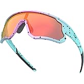 YOZISS Cycling Glasses Polarized Sports Sunglasses for Men Women Youth Baseball Running Driving Golf