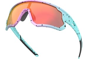 YOZISS Cycling Glasses Polarized Sports Sunglasses for Men Women Youth Baseball Running Driving Golf