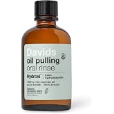 Davids Nano Hydroxyapatite Oil Pulling Mouthwash MCT Coconut Oil Mint 9 oz | Peppermint, Spearmint, Anise &amp; Wintergreen Oils | Deep Oral Clean | Fresh Breath