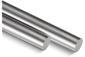 Gisafai 2 Pcs 1" Diameter Round Carbon Steel Rod Hot Rolled Unpolished Stock for Drilling Forging Machining Fabrication(12 Inch)