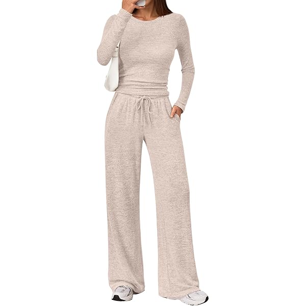 thumbnail image 2 of Trendy Queen 2 Piece Matching Lounge Sets For Women Early Fall Fashion Outfits 2026 Two Piece Airport Travel Vacation Sweatsuit Outfits Clothes Winter Clothing ArmyGreen S 2 of 13