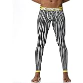 JOCKMAIL Long Johns Pants Men Thermal Underwear Cotton Printed Mens Thermal Underwear Sleeping Bottoms Leggings Pant