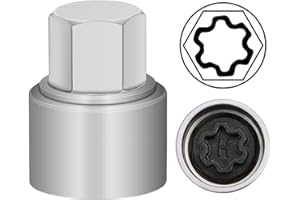 JEUCLEL H Wheel Locking Nut Key Compatible with Audi Series, (Socket OD 27mm - ID 25mm), Wheel Lock Nut Socket Adapter, Wheel