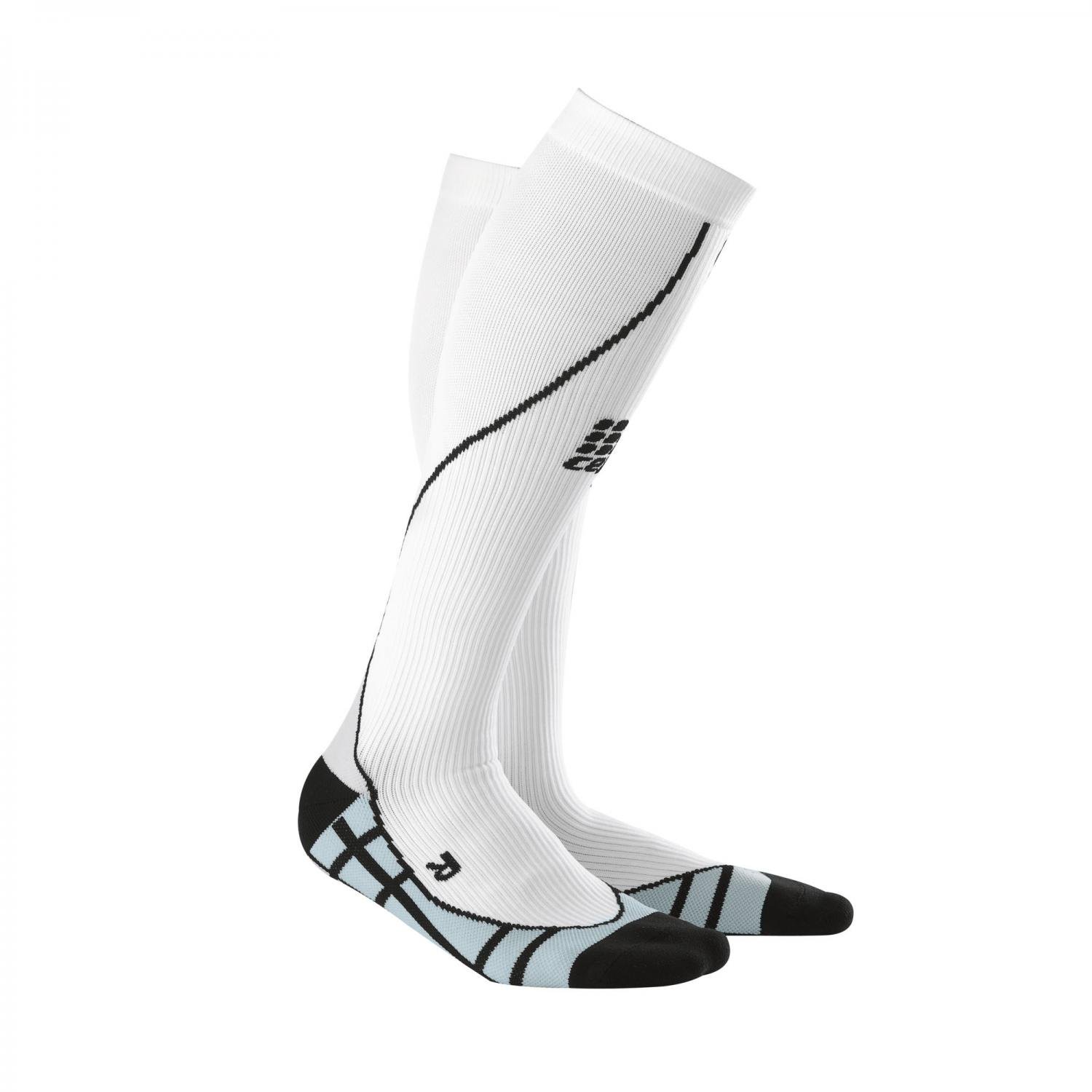 CEP Women's Progressive+ Teamsport Socks, Size II (Calf 9.5-12-Inch), White