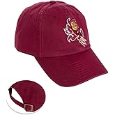 Desert Cactus Arizona State University Baseball Hat ASU Sun Devils Brimmed Embroidered Hats Cap Adjustable Cloth Strap Adult (Style F1)